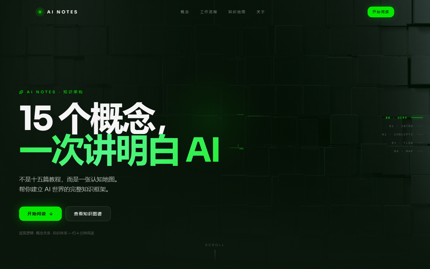 AI Notes 网站预览